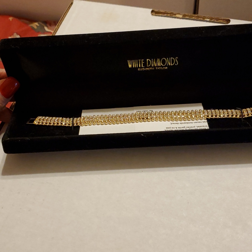 Elizabeth Taylor White Diamonds Bracelet Os